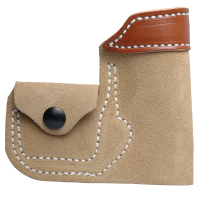 26.0197.1 - DeSantis Pocket Holster, Leather w/ Ammo Pouch