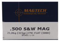 Cartouche Magtech .500S&W Mag, FMJ 325gr