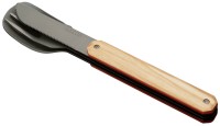Akinod 12H34 Cutlery set Titanium, Olive wood
