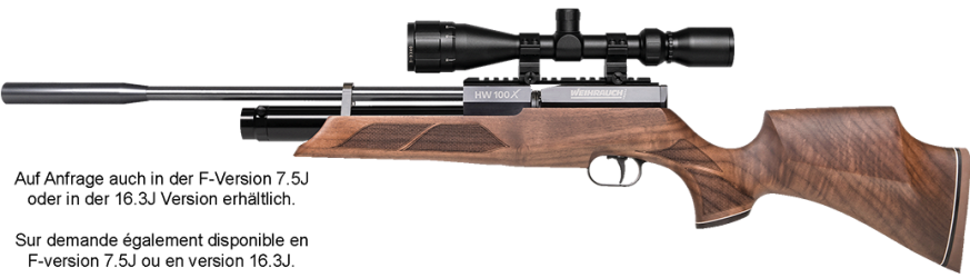 Weihrauch Pressluftgewehr HW100 X-SK (FAC) _3