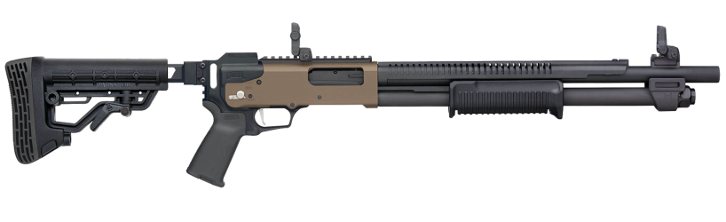 Mossberg Pumpflinte 590R Chisel, Kal.12/76, 18.5''_1