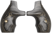S&W poignée Silver/Black Grip, J Round Boot