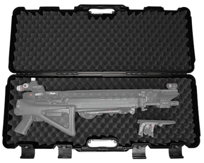 Stil Waffenkoffer mit Schaumstoffeinlage, Aussen-_1