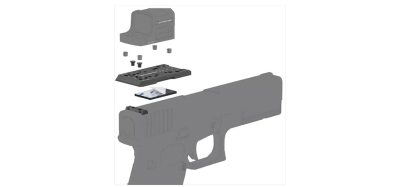 Vector Red Dot Montageplatte für Glock_2