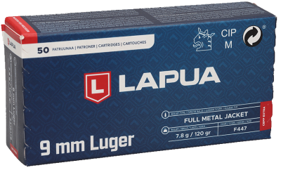 Lapua Cartouches 9mm Luger, Cepp Extra 120gr_1
