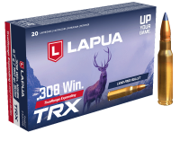 Lapua Cartouches .308Win, LRX 150gr, sans plomb