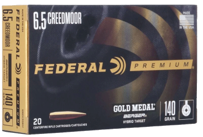 Federal Cartouches 6.5Creedmore, 140gr Berger _1
