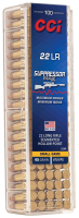CCI Rimfire .22lr, Suppressor Max, 45gr SHP