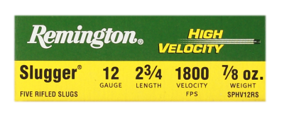 Remington cartouche à balle de chasse 12/70, HV_1