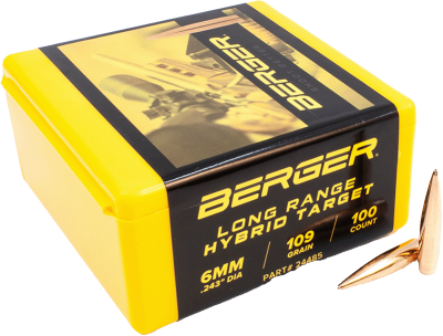 Berger Geschosse 6mm, LR Hybrid Target 109gr _2