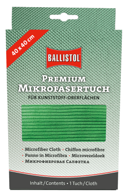 Ballistol Premium Mikrofasertuch grün, 40x40cm_1