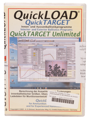 QuickLOAD Software 3.9, Innen+Außenballistik_1