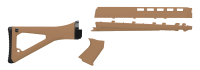 SIG Sauer Stgw 90 butt, handguard, grip