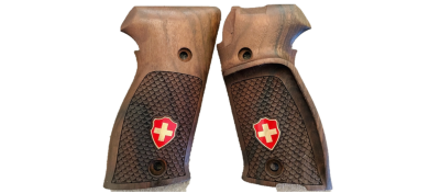 SSG Griff SIG P220, Schuppenfischhaut, CH-Wappen_1