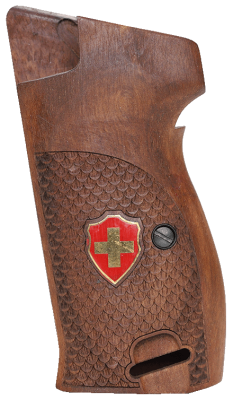 SSG Griff SIG P210, Schuppenfischhaut, CH-Wappen_1