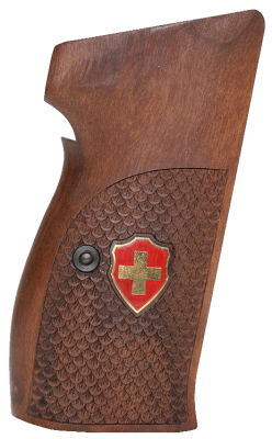 SSG Griff SIG P210, Schuppenfischhaut, CH-Wappen_2