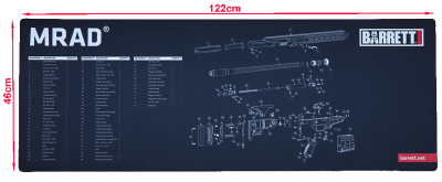 Barrett  Reinigungsunterlage MRAD, 122 x 46 cm_2