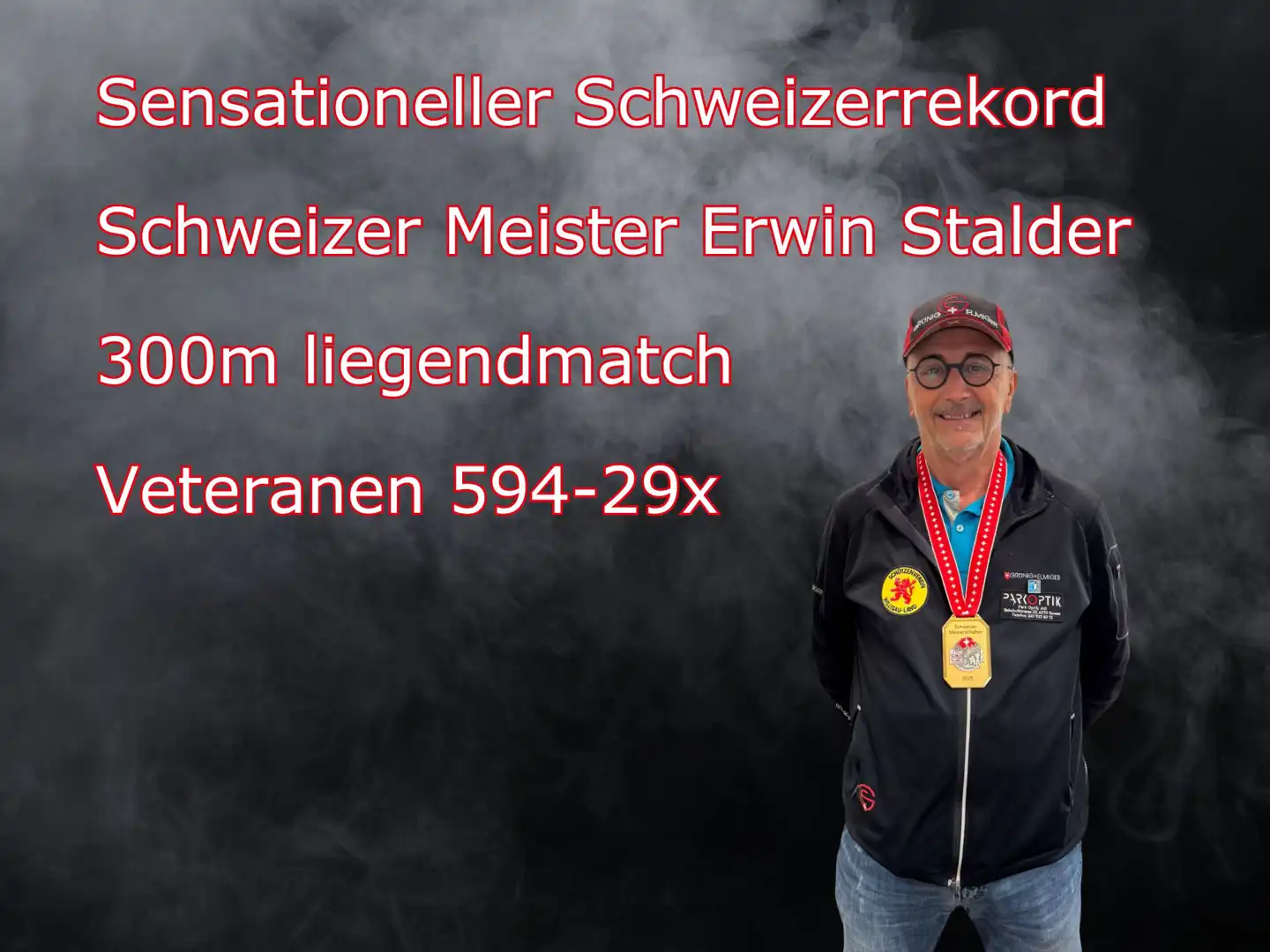 Erwin Stalder Schweizermeister 300m Liegendmatch 