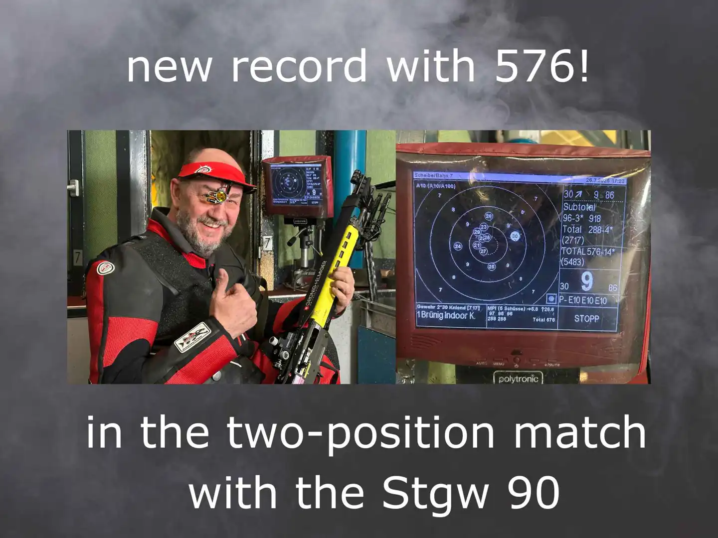 Christof Carigiet neue Bestmarke mit Stgw 90 