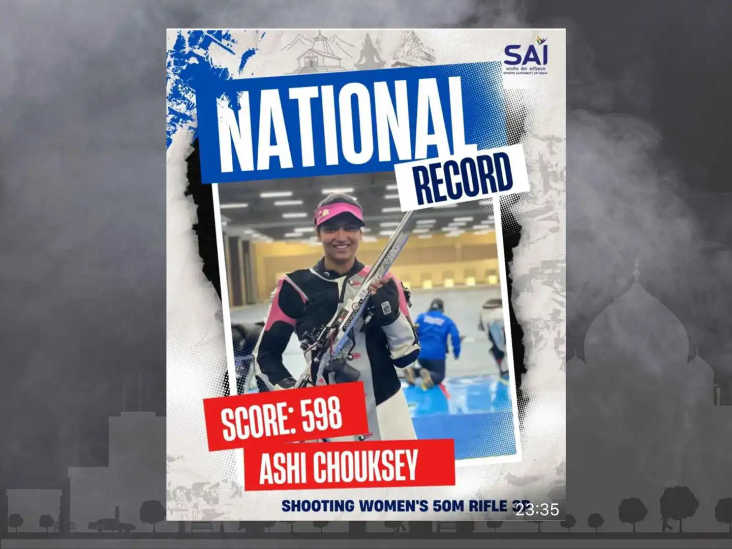 Ashi Chouksey National Record