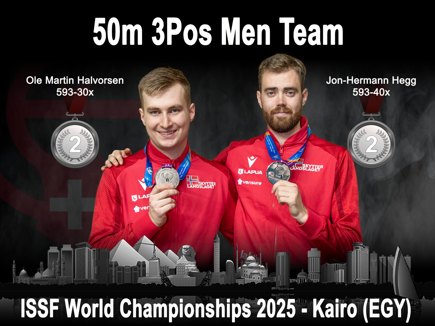 Ole-Martin Halvorsen and Jon-Hermann Hegg ISSF WM