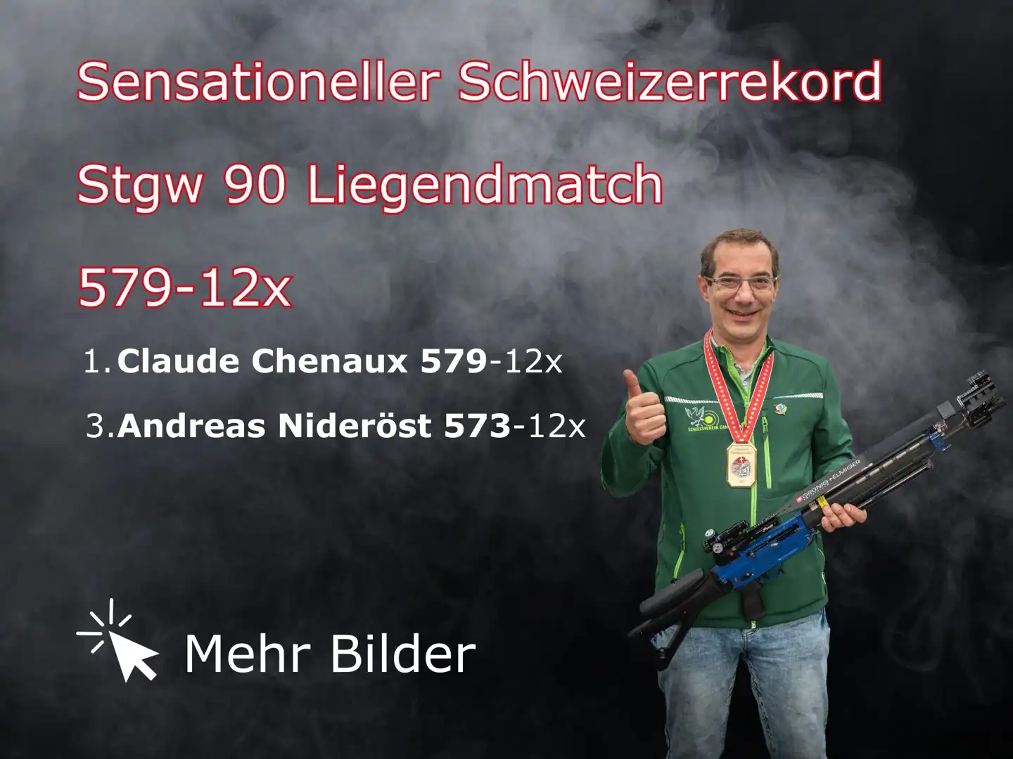 Schweizerrekord Stgw 90 Liegendmatch