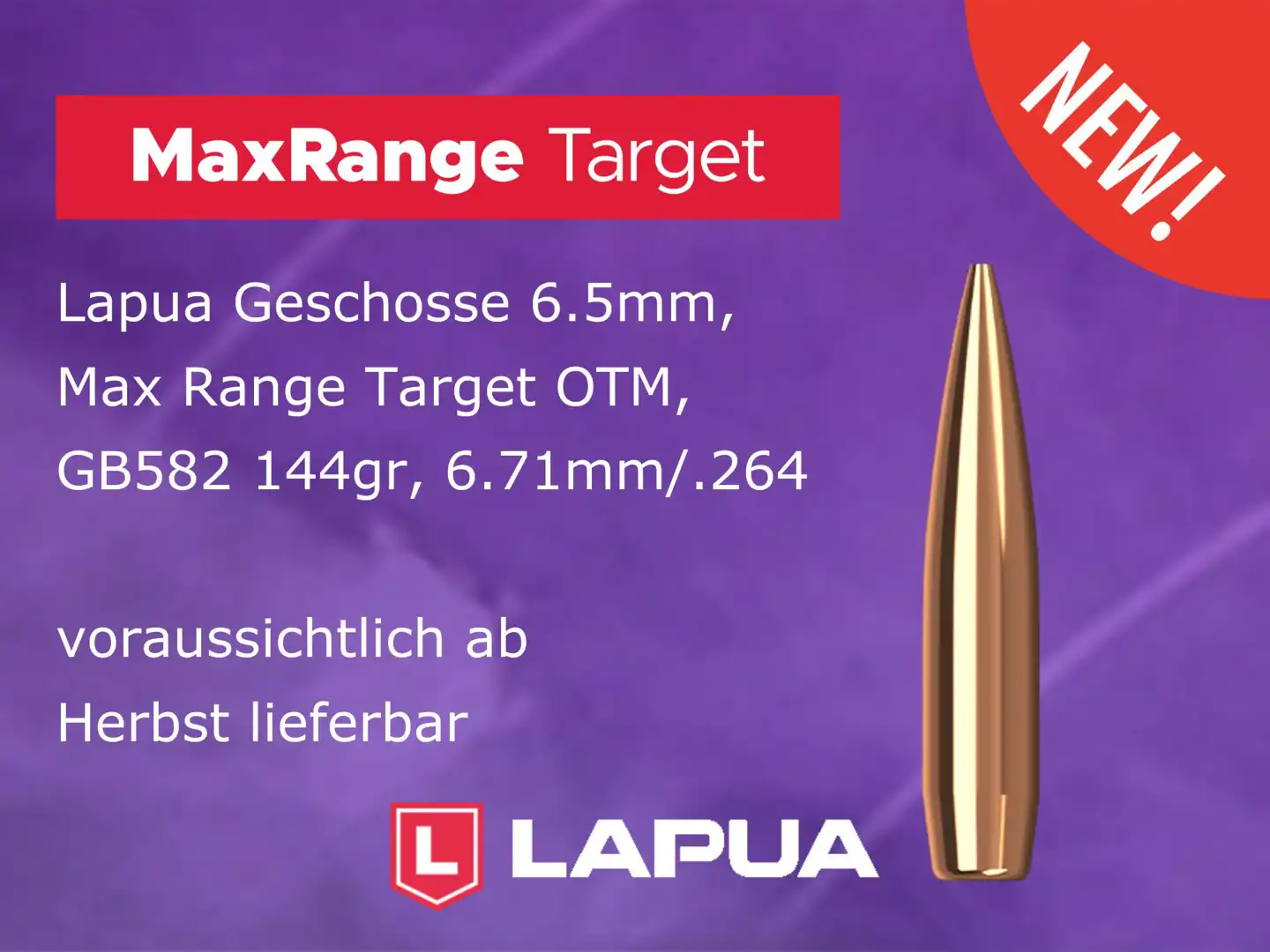 Lapua MaxRange Geschosse