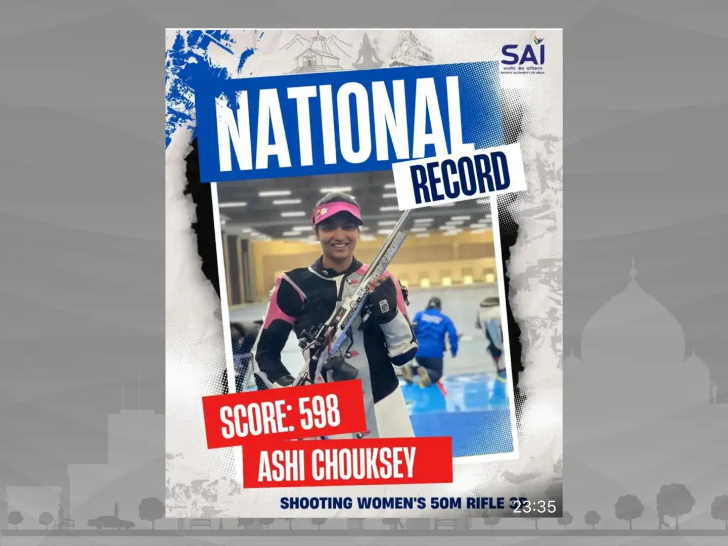 National Record Ashi Chouksey