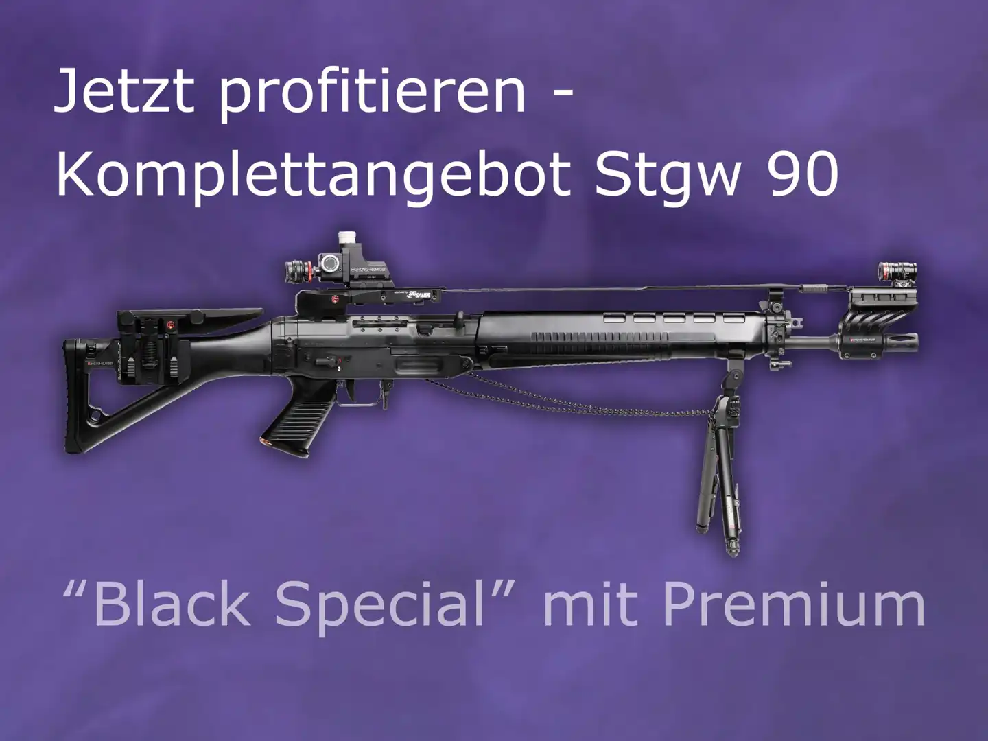 Komplettangebot "Black Special" Stgw 90
