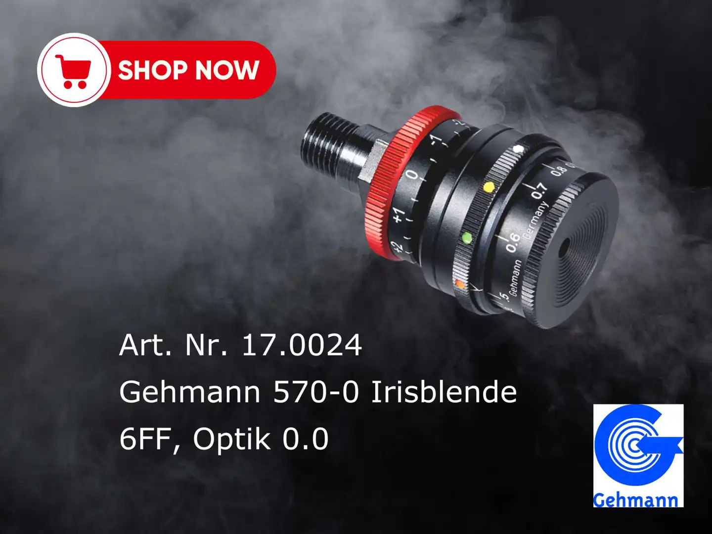 Gehmann 17.0024 Irisblende mit Diopteroptik