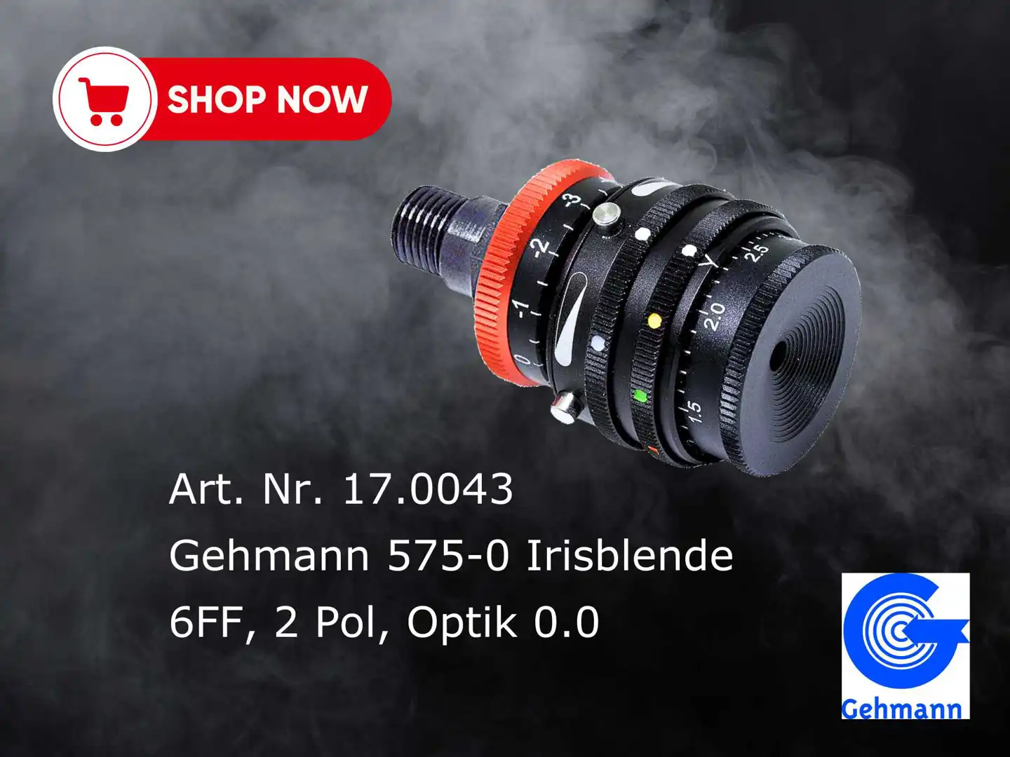 Gehmann 17.0043 Irisblende mit Diopteroptik