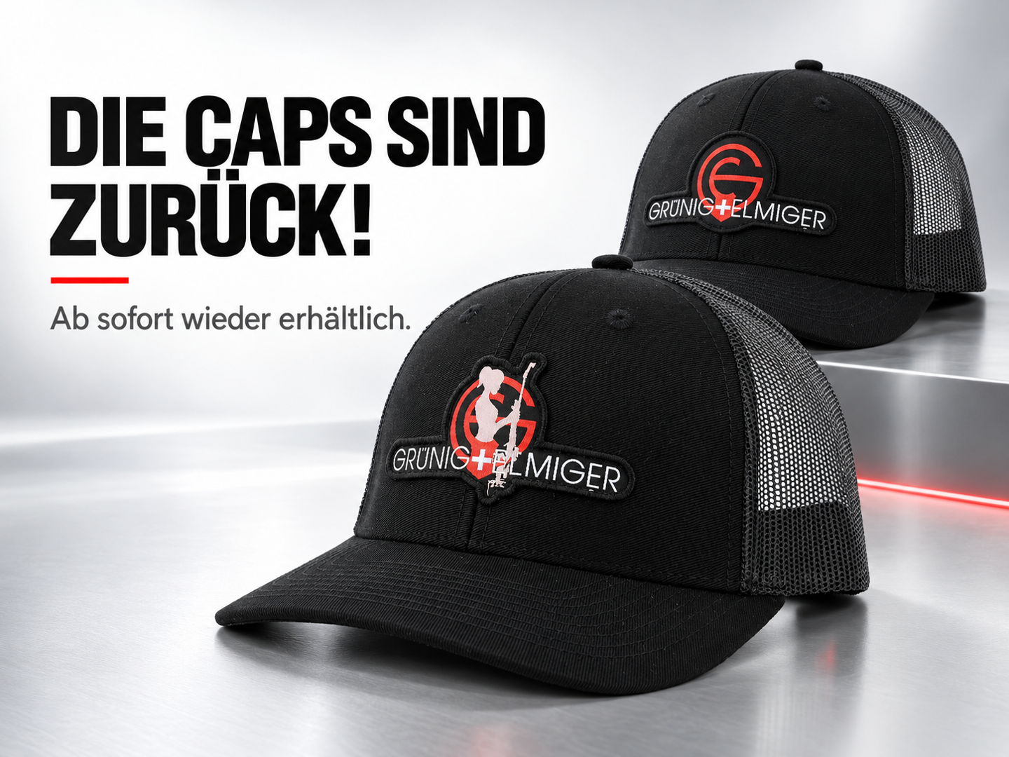 Caps zurück
