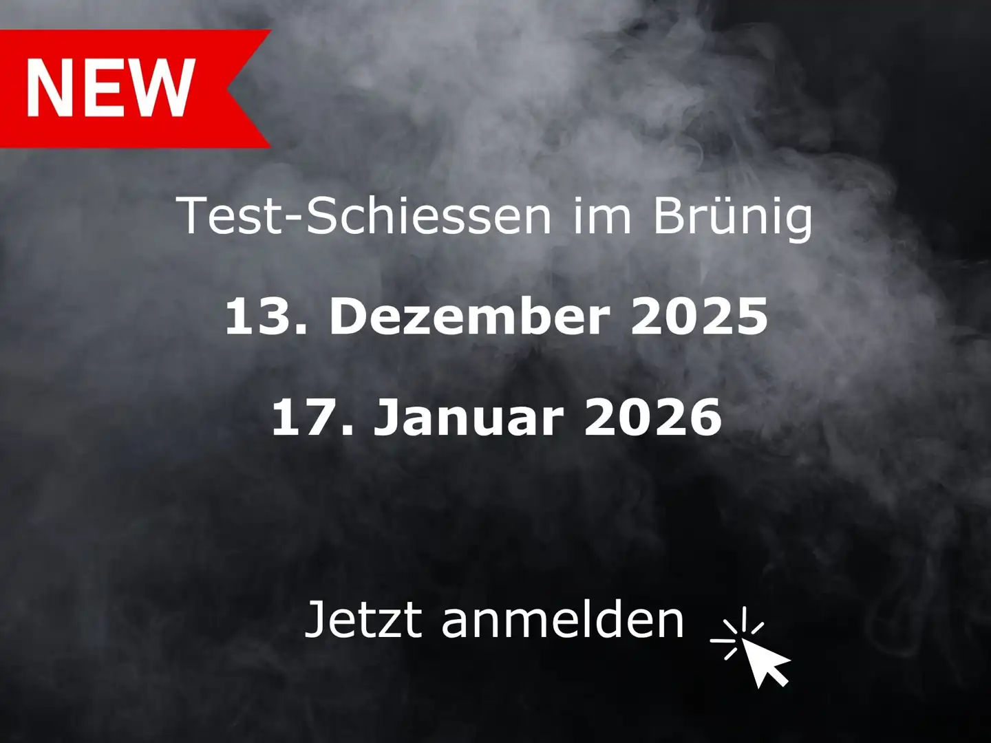 Testschiessen Brünig Indoor