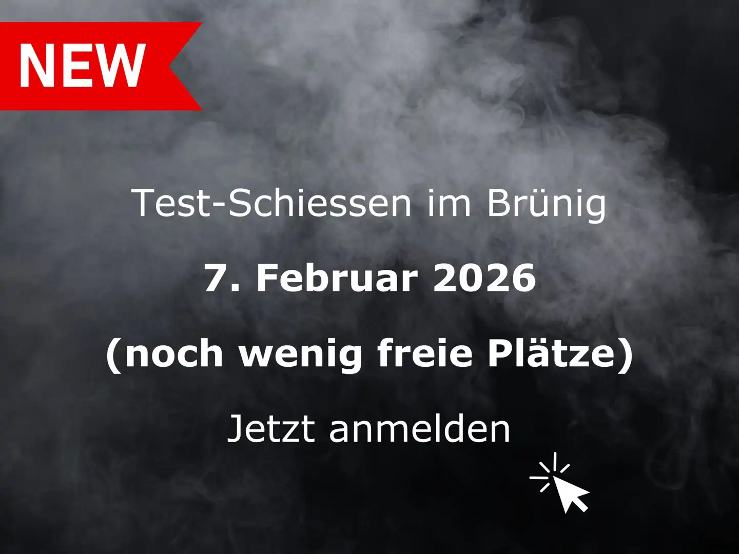 Testschiessen Februar Brünig Indoor