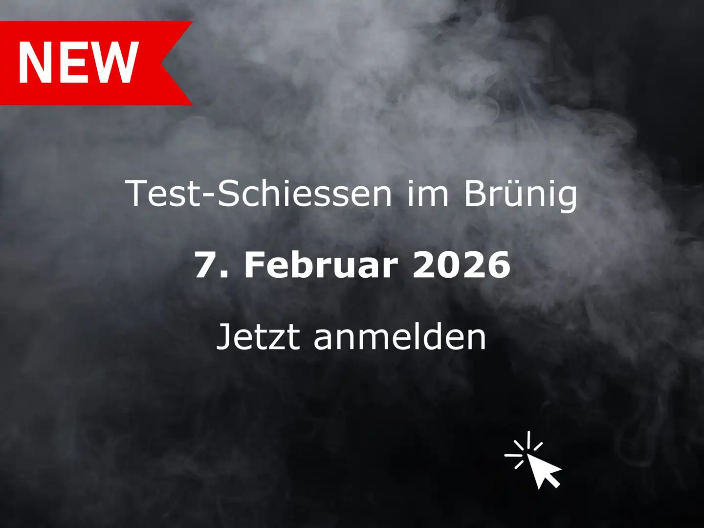 Testschiessen Februar Brünig Indoor