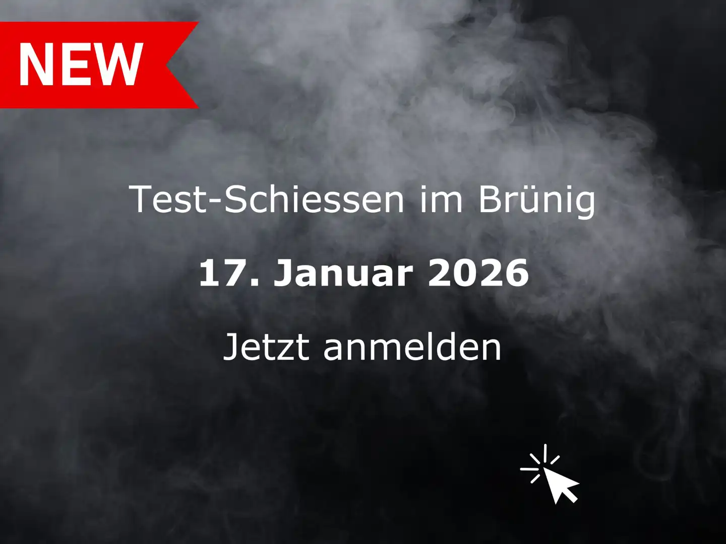 Testschiessen Brünig Indoor