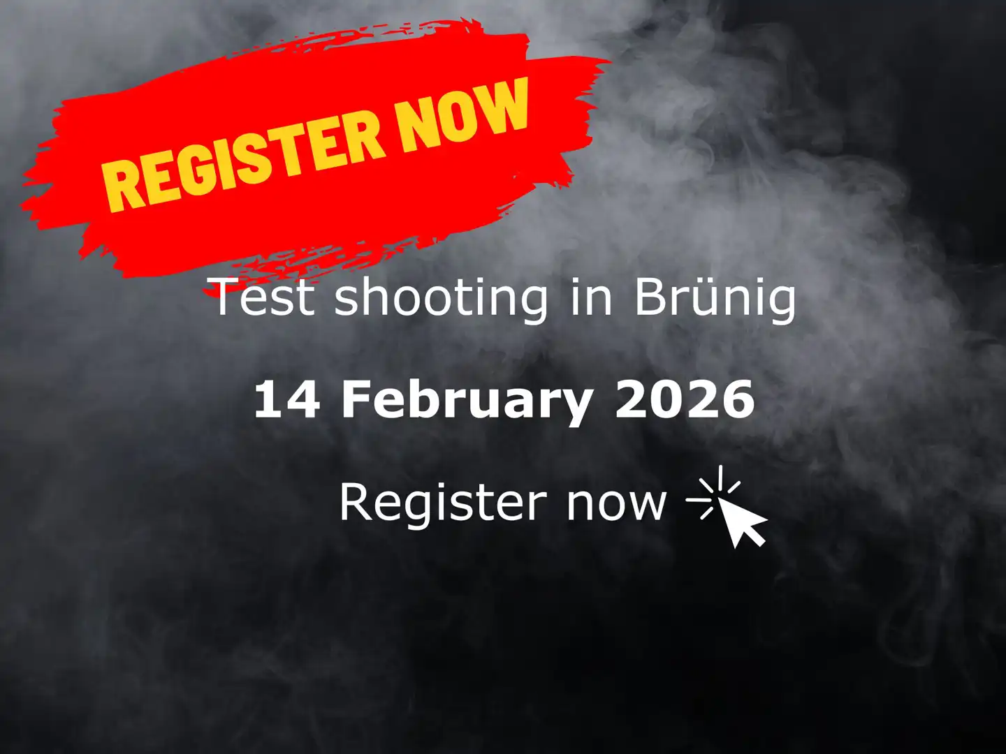 Test-Shooting Brünig Indoor 14. Feb