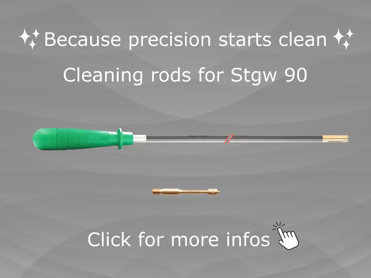 Cleaning rod for Stgw 90