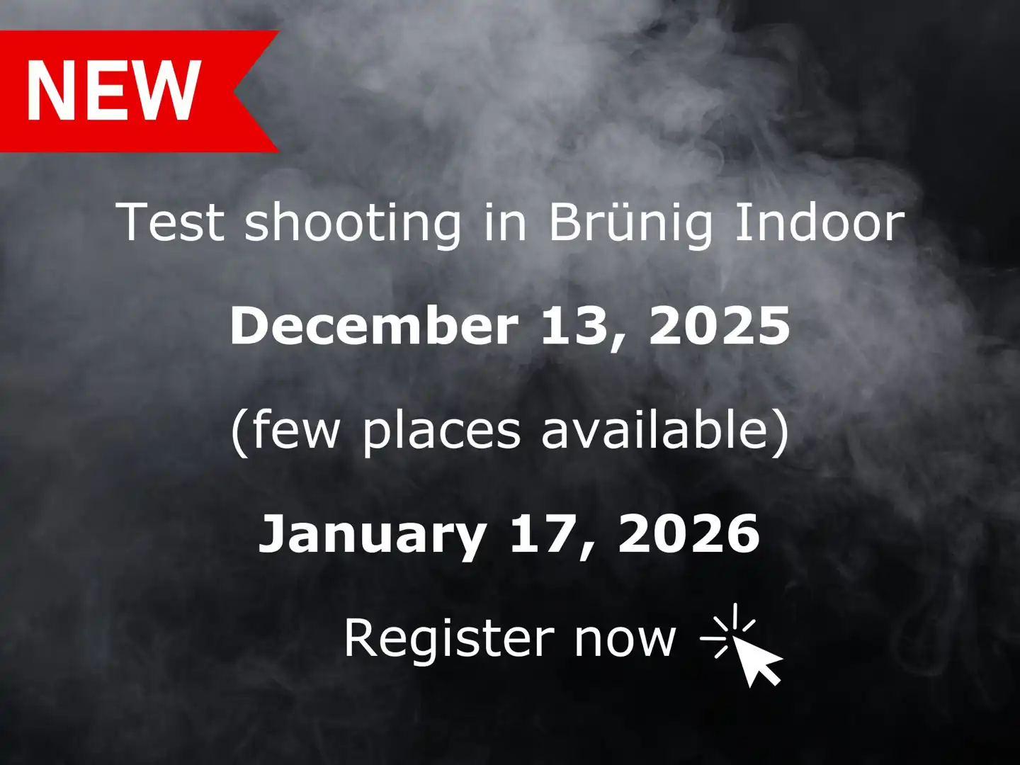 Test Shooting Brünig Indoor