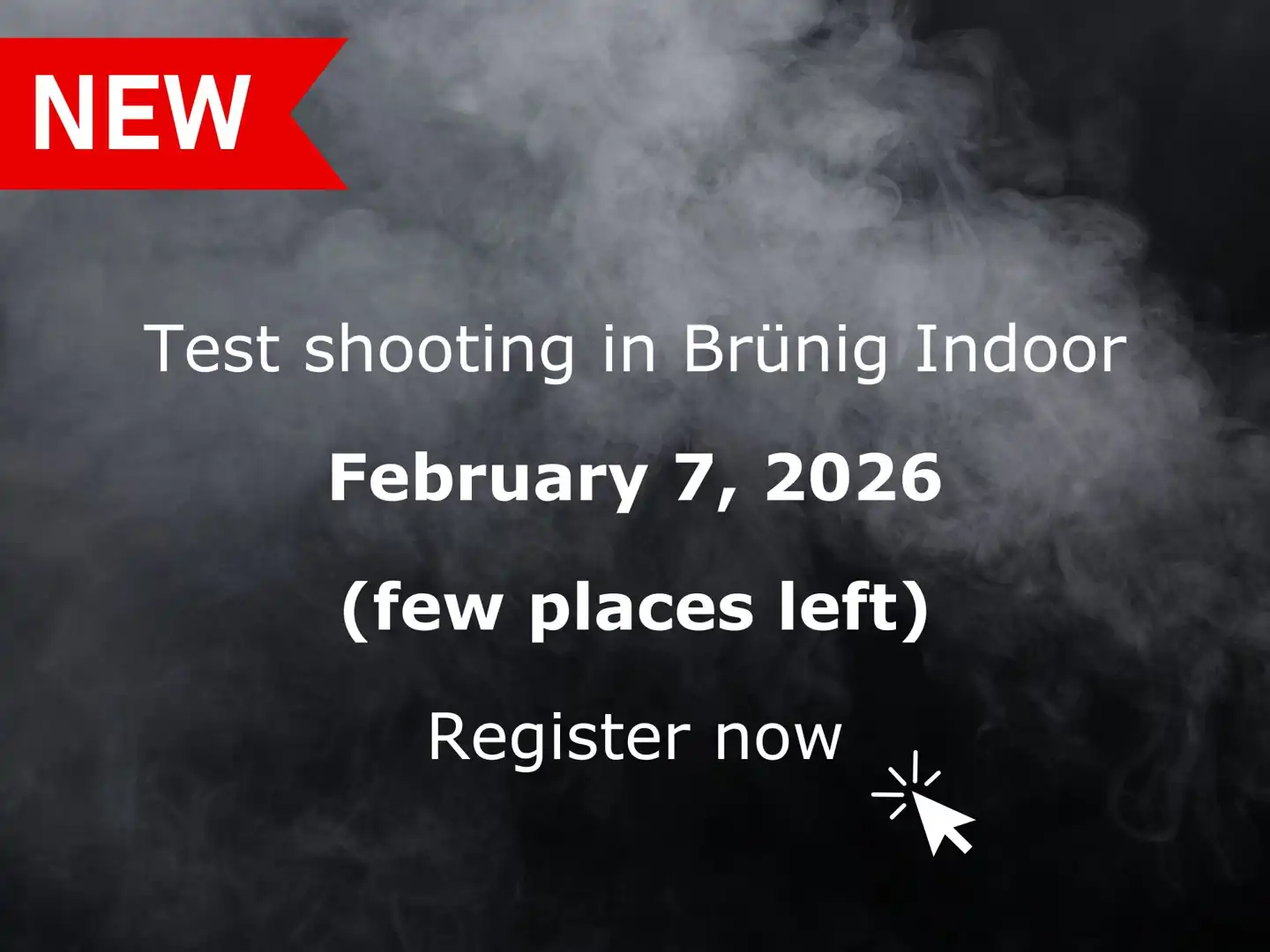 Test Shooting Brünig Indoor