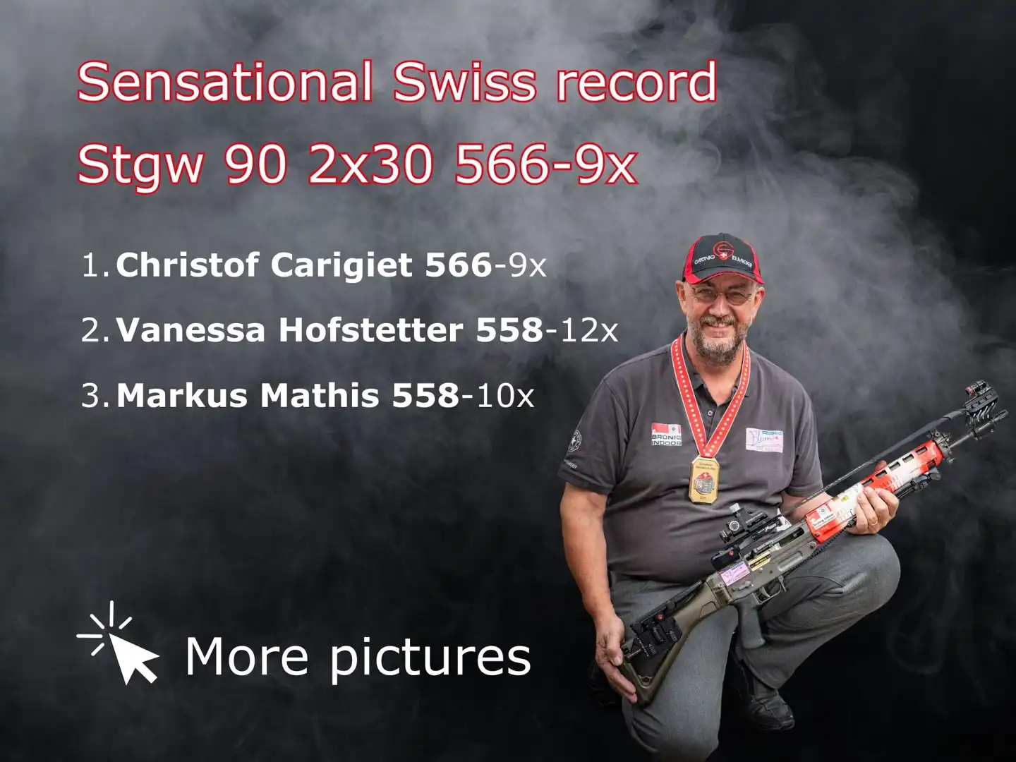 Swiss record Chirstof Carigiet Stgw90