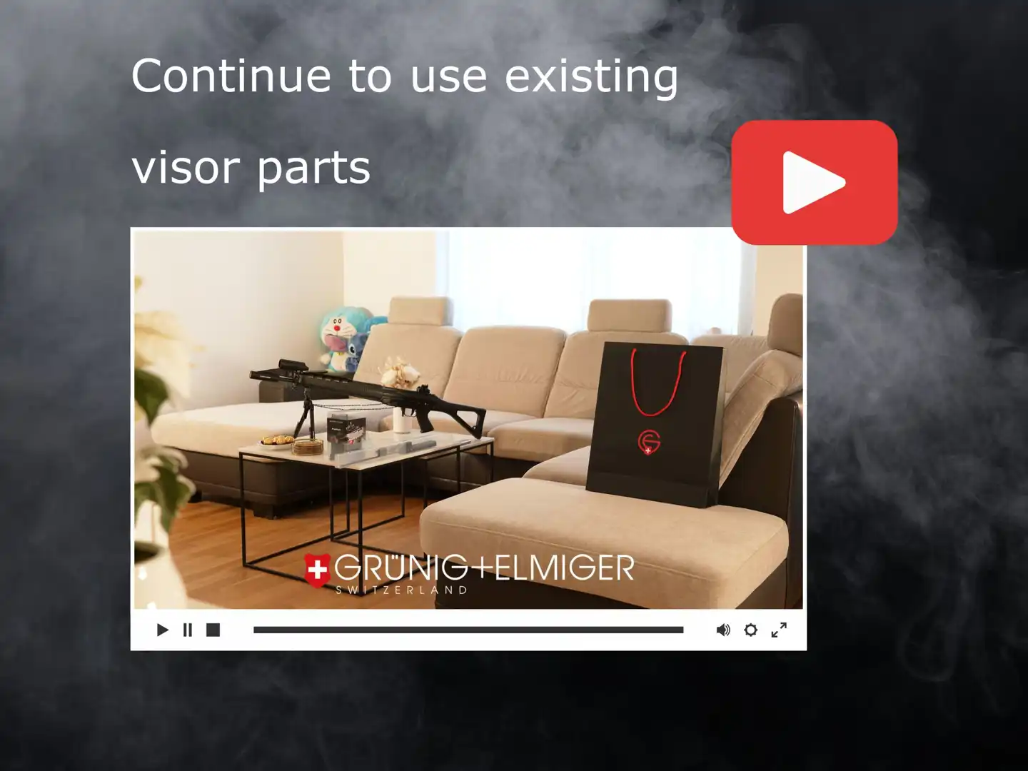 Continue to use existing visor parts