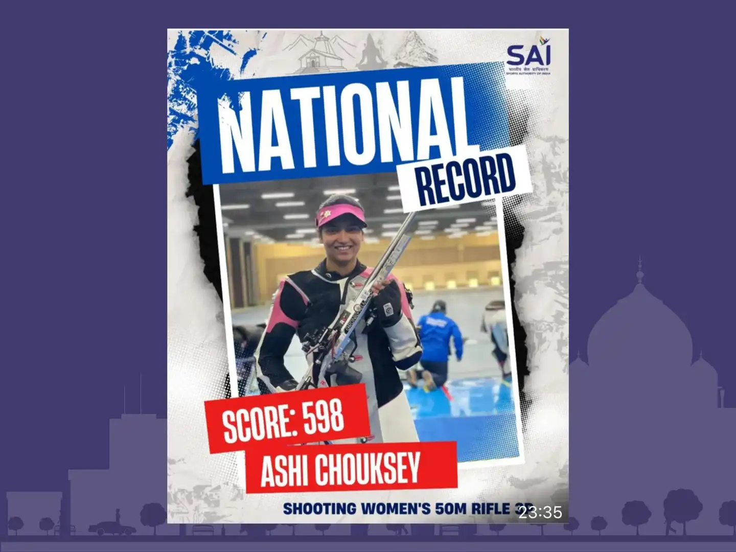 National Record Ashi Chouksey