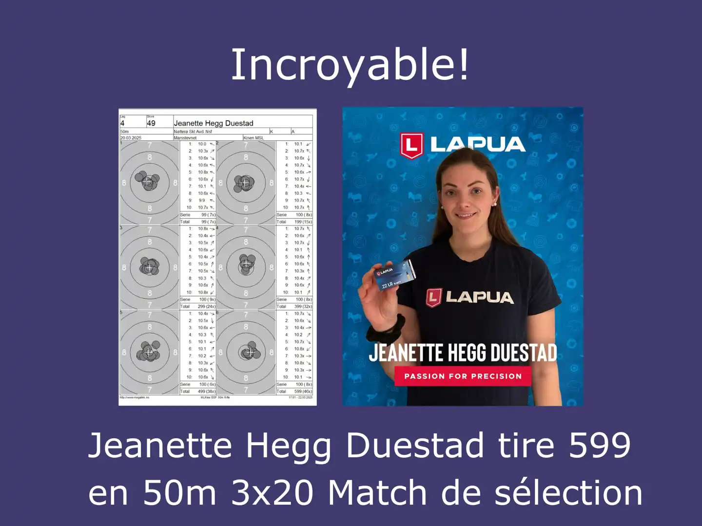 Jeanette Hegg-Duestad tire 599