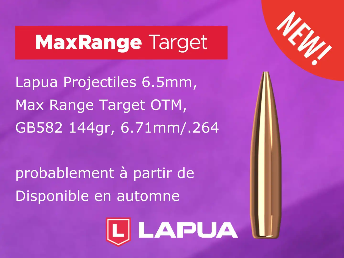 Lapua MaxRange Projectiles
