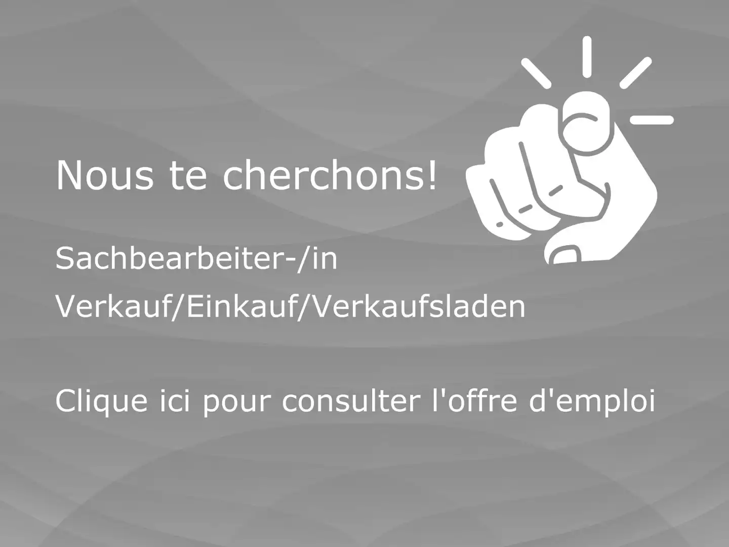Annonce d'emploi Sachbearbeiter/-in