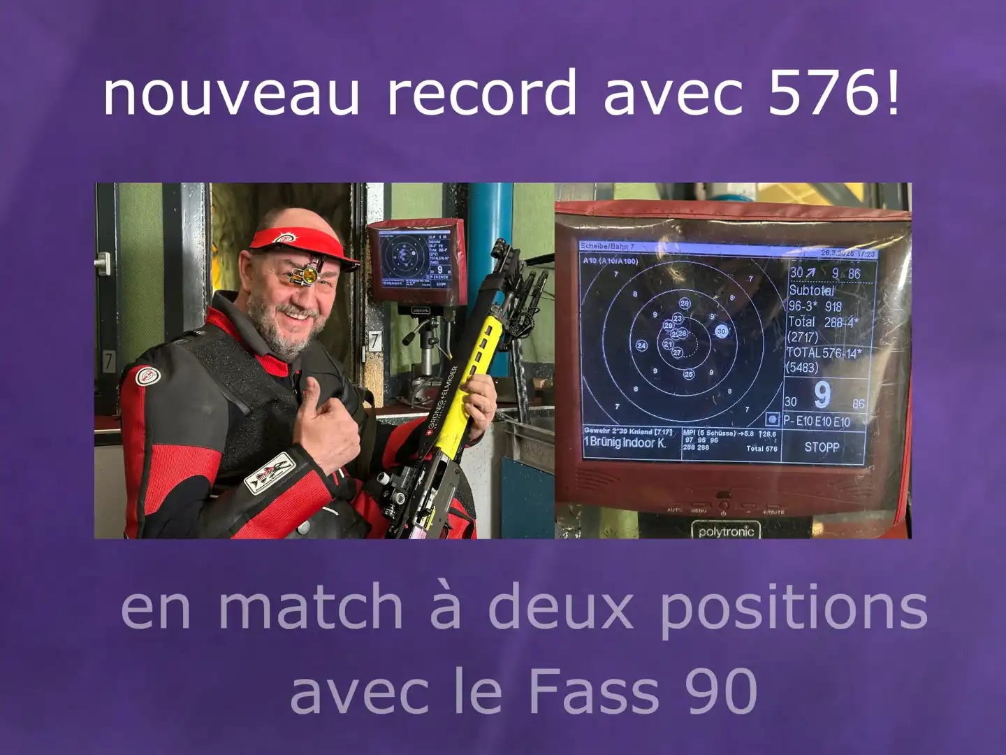 nouvelle record avec 576