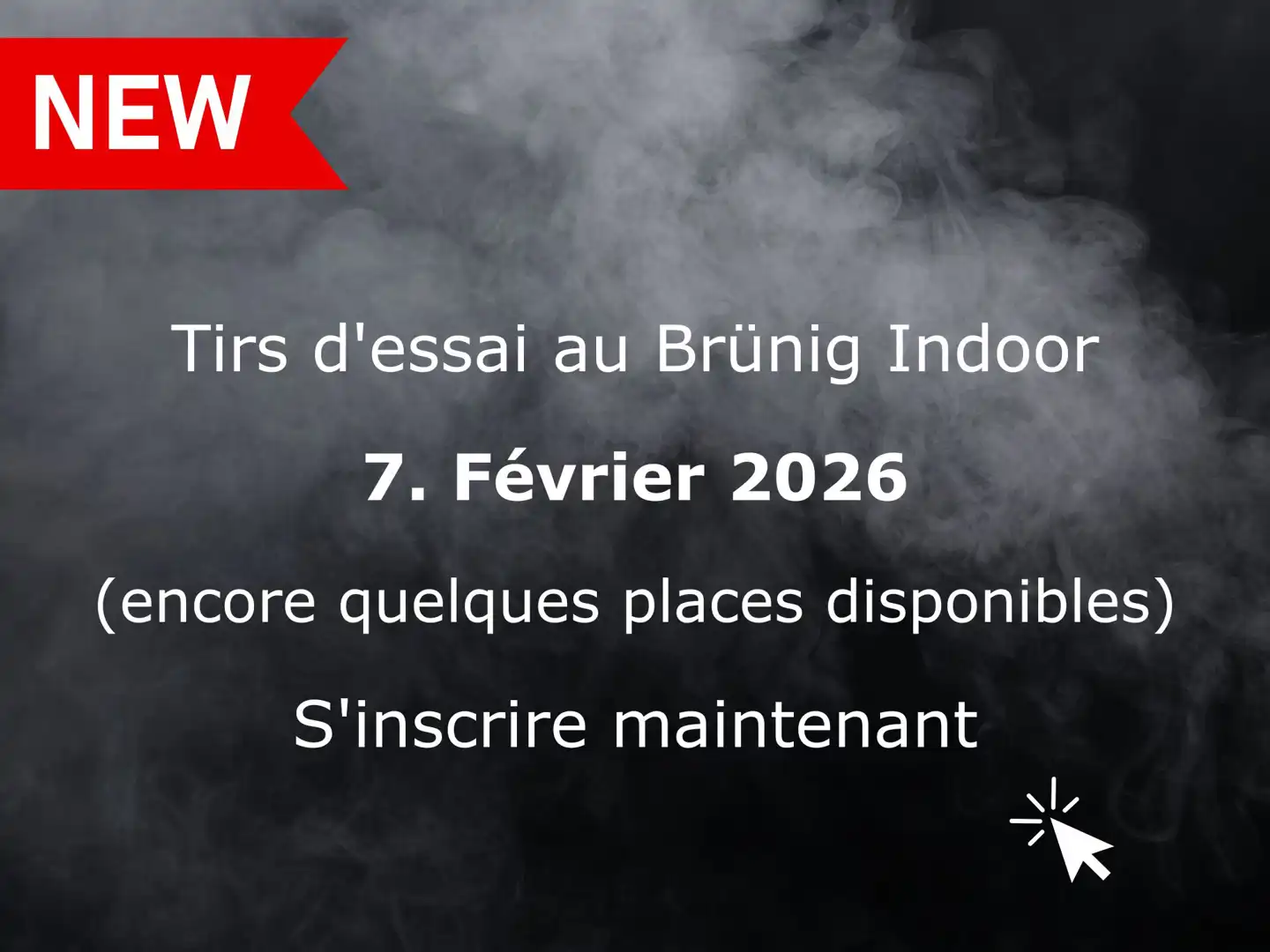 Tir d'essai Brünig Indoor