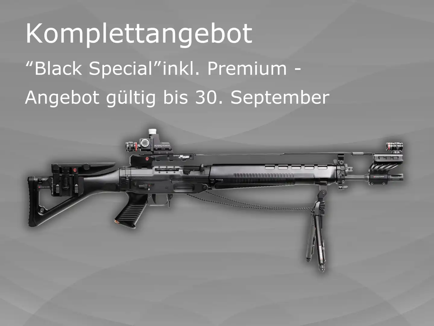 Komplettangebot "Black Special" Stgw 90