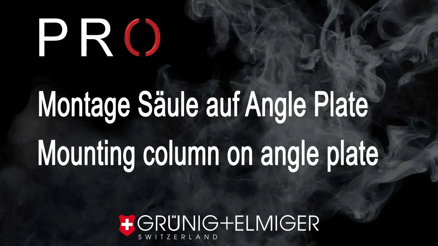 PRO Montage Säule auf Angle Plate